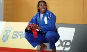 Medalhista em 2008, Ketleyn Quadros voltará a representar o judô brasileiro em Paris (Gaspar Nobrega-COB)