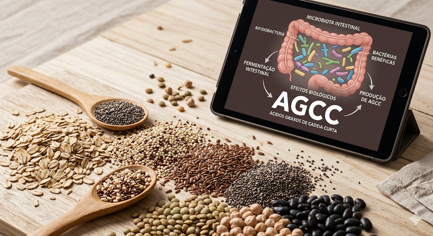 Fontes alimentares e os benefícios das fibras para a saúde e microbiota intestinal