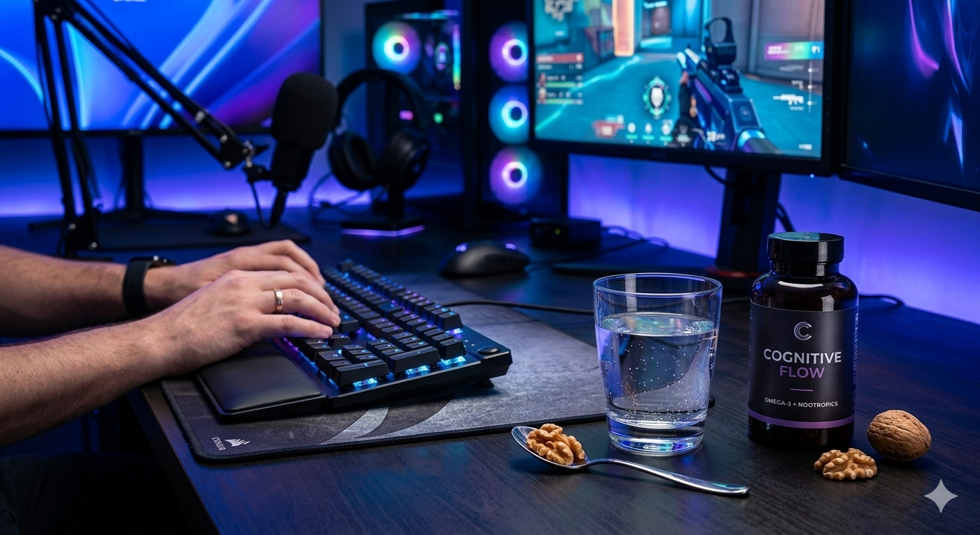 Uso estratégico de suplementos para eSports e nutrição para performance cognitiva