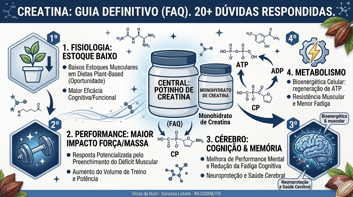 creatina perguntas e respostas suplemento guia completo dúvidas reais.